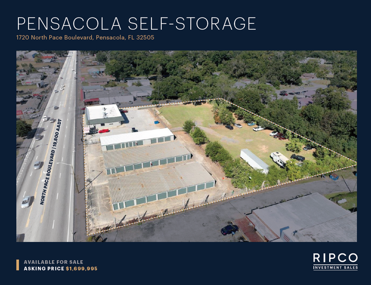 Pensacola Self-Storage portefeuille de 2 propriétés à vendre sur LoopNet.ca - Photo du b timent - Image 1 de 12