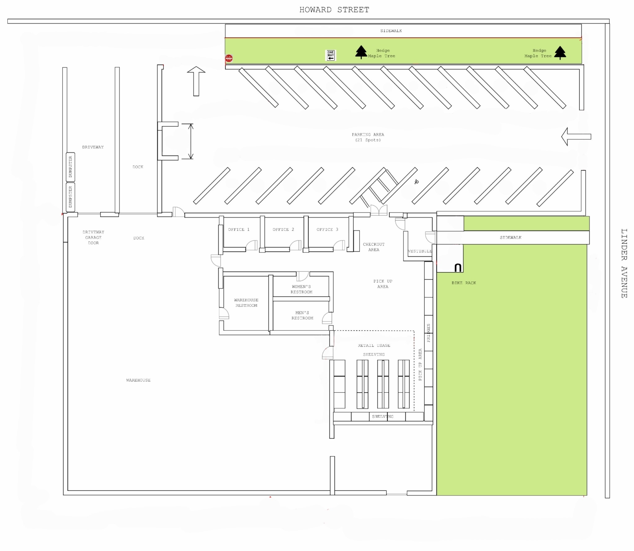 7550 Linder Ave, Skokie, IL à louer Plan d’étage- Image 1 de 1