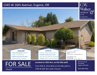 Plus de détails pour 1345 W 16th Ave, Eugene, OR - Spécialité à vendre