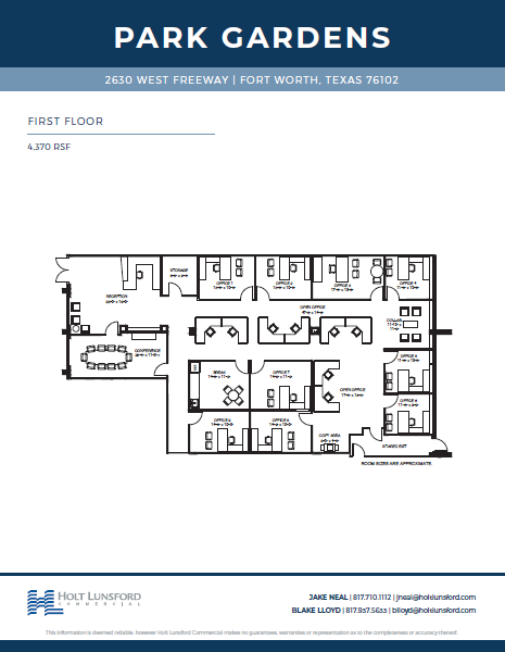 2630 West Fwy, Fort Worth, TX à louer Plan d  tage- Image 1 de 1