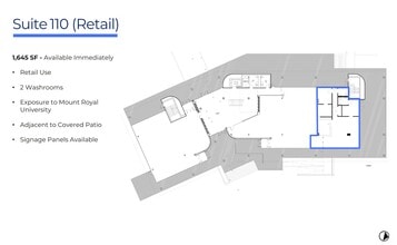 5010 Richard Rd SW, Calgary, AB à louer Plan d’étage- Image 1 de 1