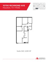 10700 Richmond Ave, Houston, TX à louer Plan d’étage- Image 1 de 1