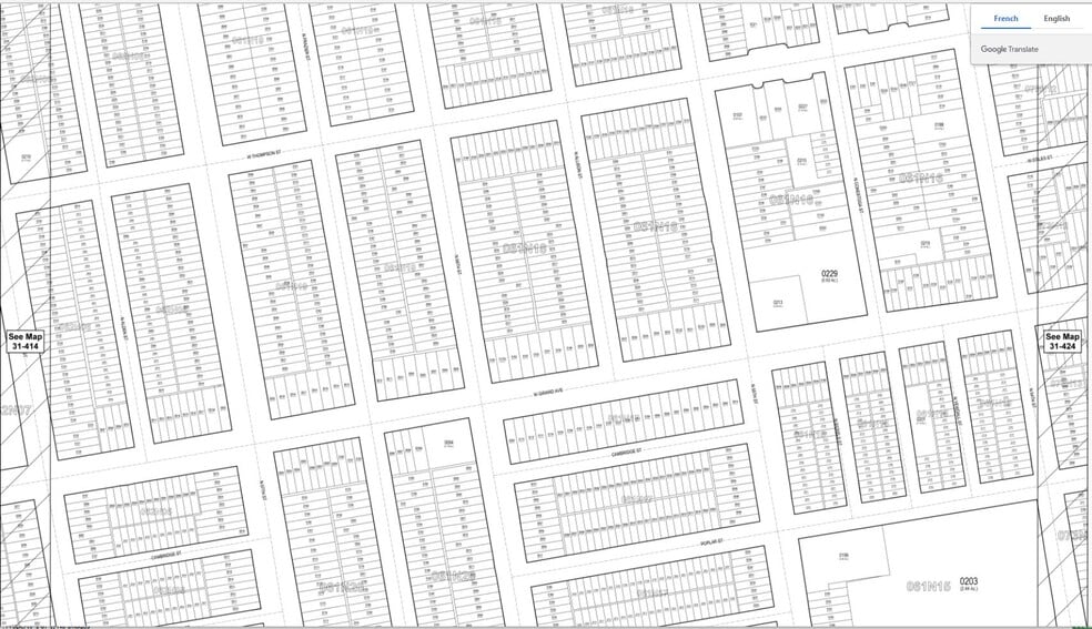 1213 N Allison St, Philadelphia, PA à vendre - Plan cadastral - Image 1 de 1
