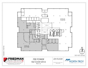 700 Tower Dr, Troy, MI for lease Floor Plan- Image 1 of 2