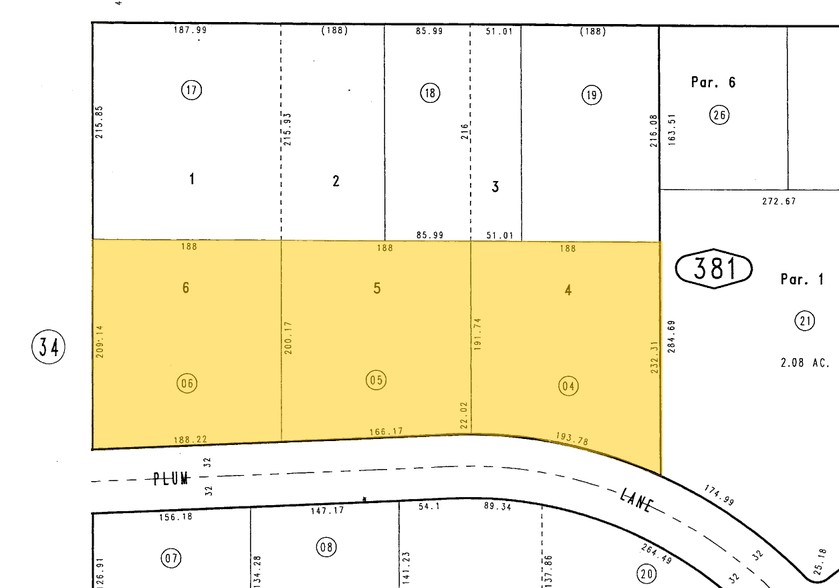 1652 Plum Ln, Redlands, CA à louer - Plan cadastral - Image 2 de 5