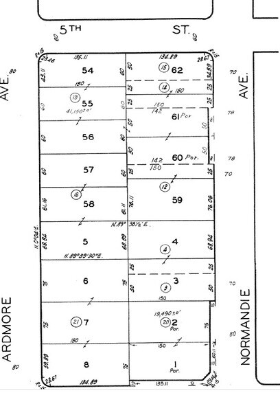 541 Normandie Ave, Los Angeles, CA à vendre - Plan cadastral - Image 3 de 25
