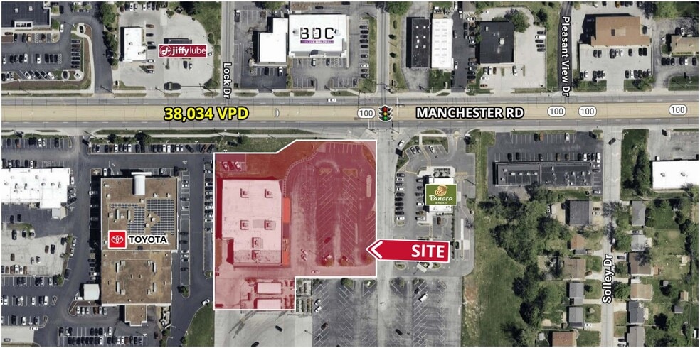 14660-14666 Manchester Rd, Ballwin, MO for sale - Site Plan - Image 2 of 2