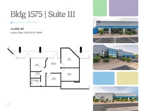 1575 W University Dr, Tempe, AZ à louer Plan d’étage- Image 1 de 1
