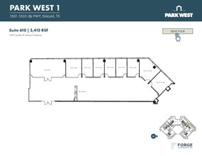 1501-1507 Lyndon B Johnson Fwy, Dallas, TX à louer Plan d’étage- Image 1 de 1