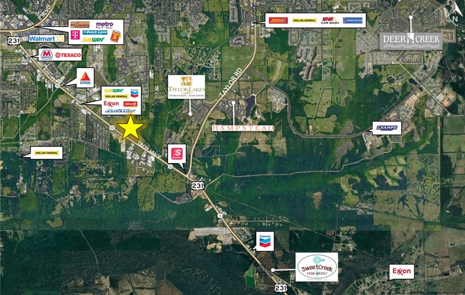 Troy Highway - 231 hwy, Montgomery, AL for sale - Building Photo - Image 2 of 2