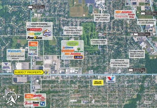 581 14th st, Chicago Heights, IL - AÉRIEN  Vue de la carte