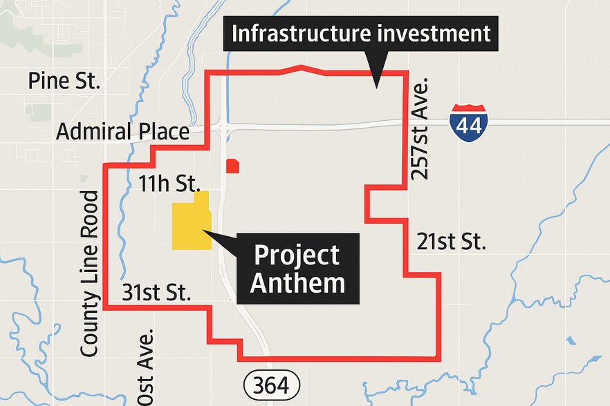 Creek Tpke, Catoosa, OK à vendre - Plan de site - Image 2 de 3