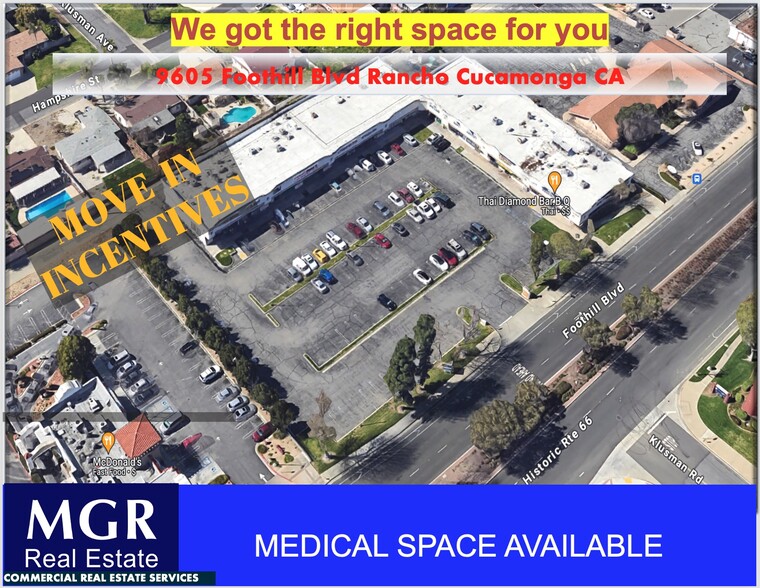 9581-9625 Foothill Blvd, Rancho Cucamonga, CA for lease - Building Photo - Image 2 of 45