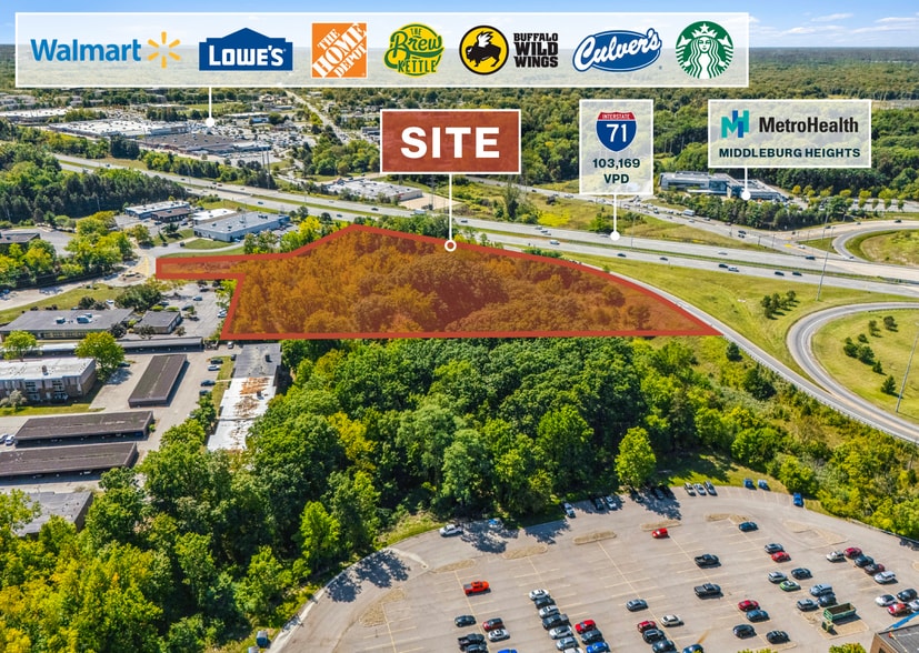 7823 Freeway Cir, Middleburg Heights, OH for sale - Aerial - Image 2 of 3