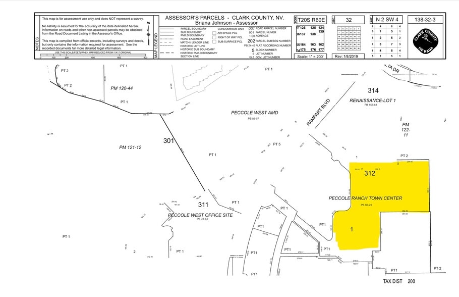 740 S Rampart Blvd, Las Vegas, NV à vendre - Plan cadastral - Image 3 de 6