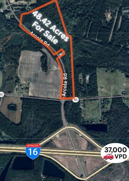 Arcola Road Rd, Statesboro, GA à vendre - Aérien - Image 2 de 8