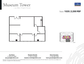 150 W Flagler St, Miami, FL à louer Plan d  tage- Image 1 de 1