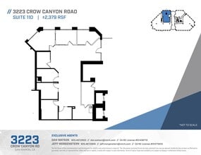 3223 Crow Canyon Rd, San Ramon, CA à louer Plan d’étage- Image 1 de 1