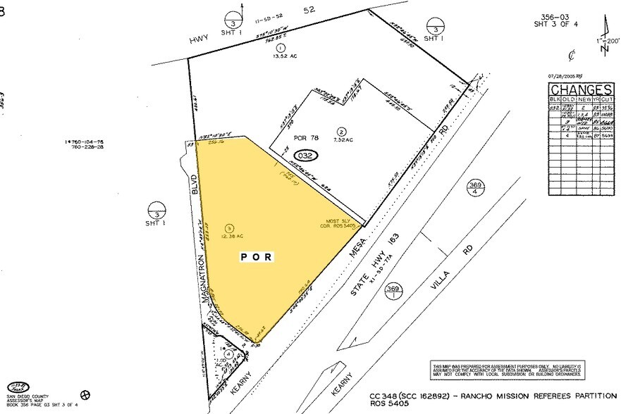 5630 Kearny Mesa Rd, San Diego, CA for lease - Plat Map - Image 2 of 9