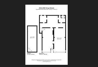 254-256 King St, Londres à louer Plan d’étage- Image 2 de 2