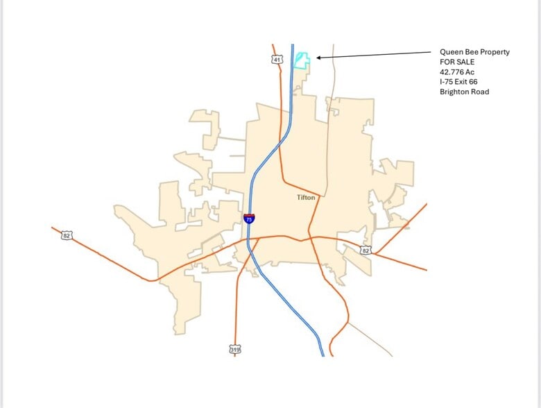 I-75 & Brighton Rd, Tifton, GA à vendre - Photo du bâtiment - Image 3 de 8