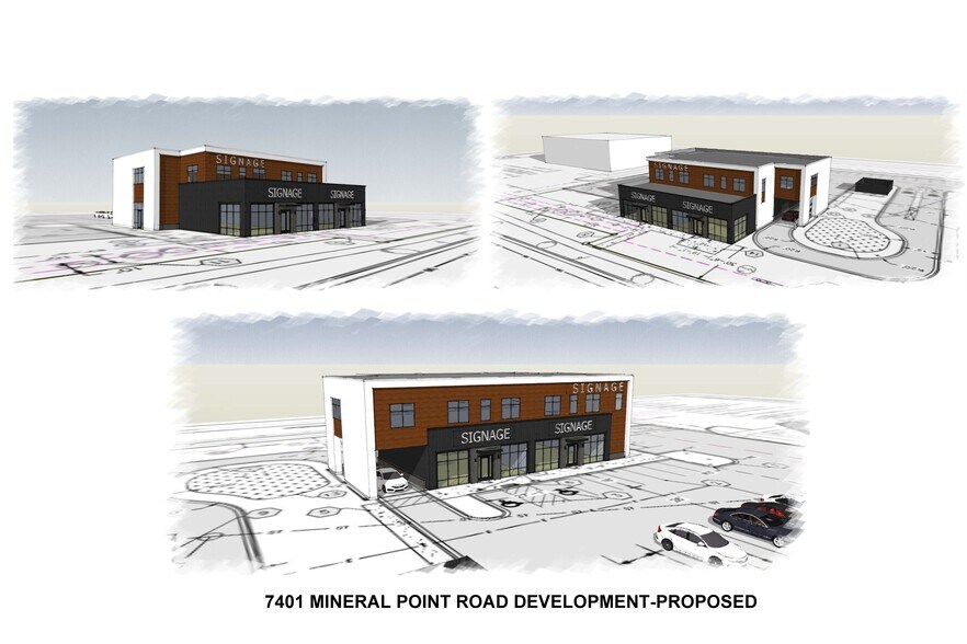 7415 Mineral Point Rd, Madison, WI for lease - Building Photo - Image 2 of 2