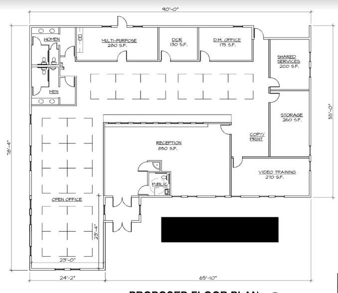 56492 Twenty Nine Palms Hwy, Yucca Valley, CA à vendre - Plan d’étage - Image 1 de 1