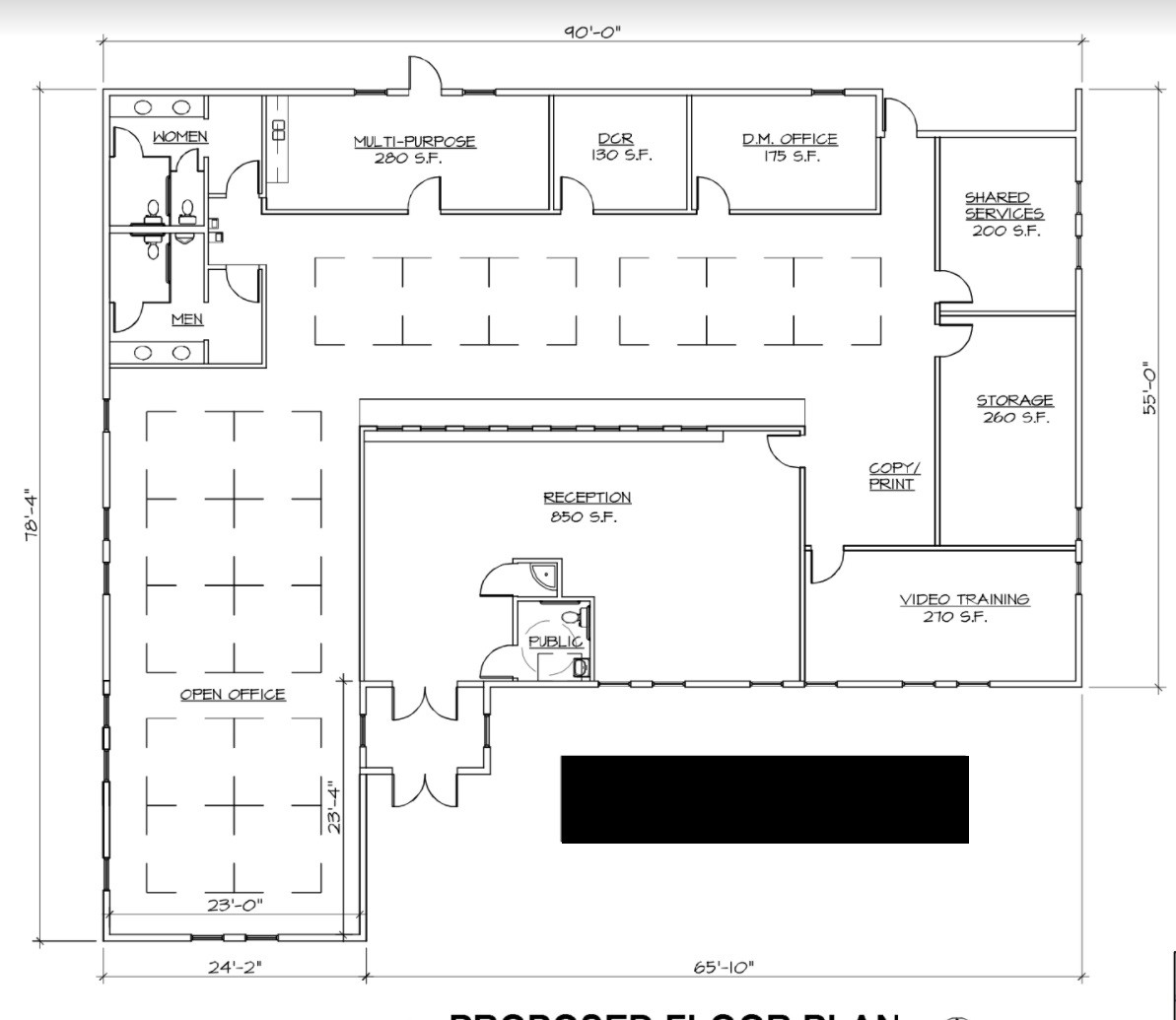 56492 Twenty Nine Palms Hwy, Yucca Valley, CA à vendre Plan d’étage- Image 1 de 1