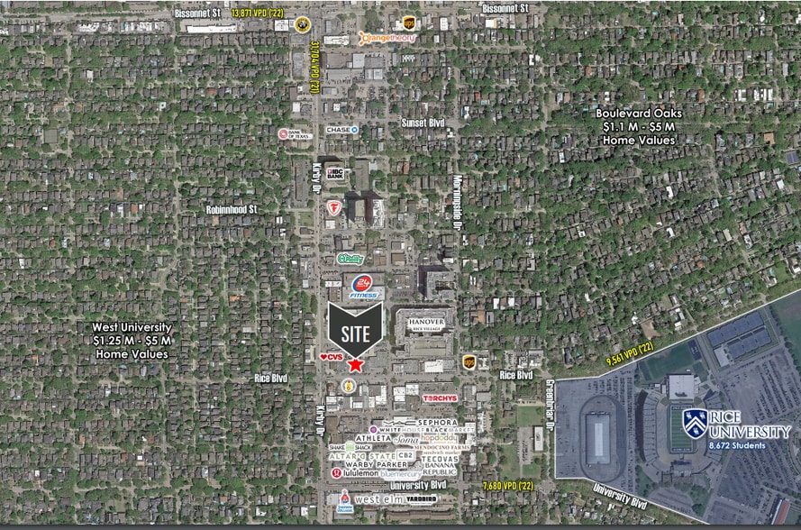 2500-2530 Rice Blvd, Houston, TX for lease - Building Photo - Image 3 of 8
