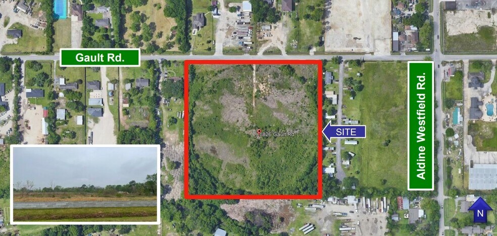 1826 Gault Rd, Houston, TX à vendre - Aérien - Image 3 de 3