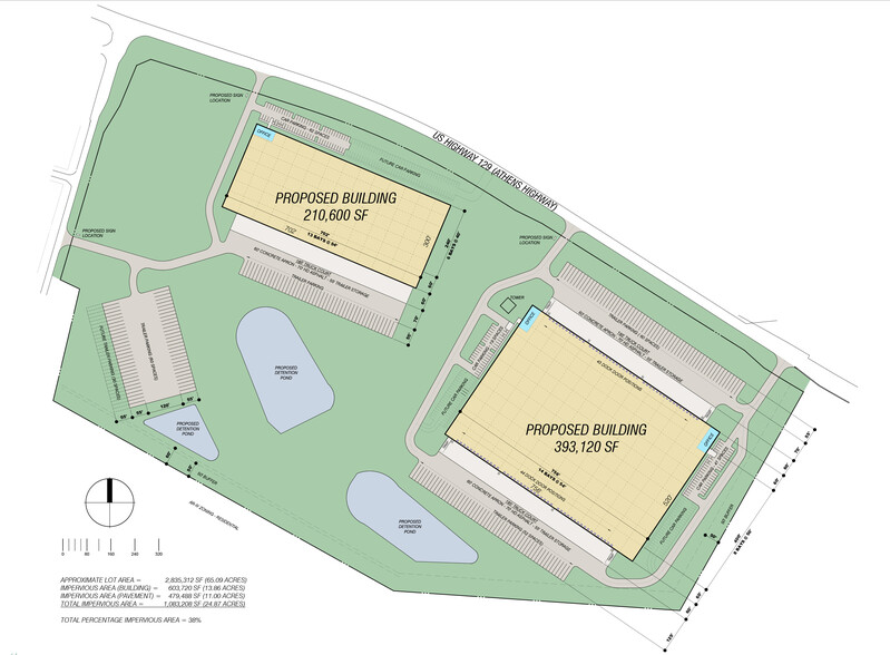 3104 Athens Hwy, Gainesville, GA à louer - Plan de site - Image 2 de 2