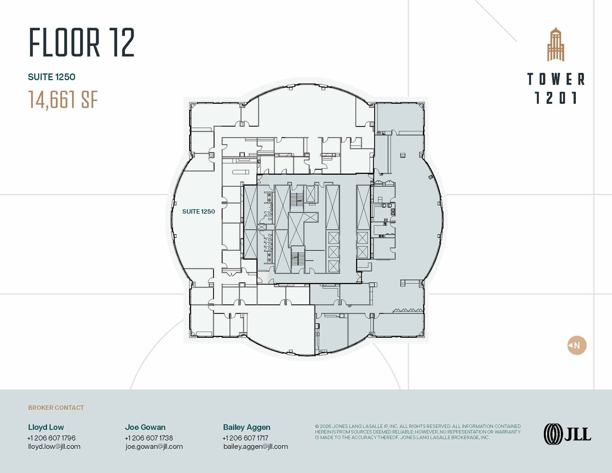 1201 3rd Ave, Seattle, WA for lease Floor Plan- Image 1 of 1