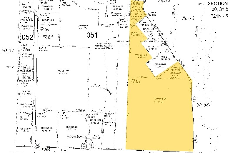 14100 Lear Blvd, Reno, NV à louer - Plan cadastral - Image 2 de 6