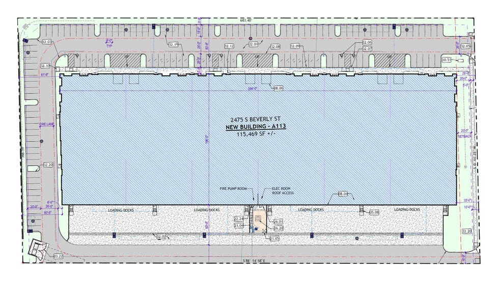 2475 Beverly St, Boise, ID for lease - Floor Plan - Image 2 of 4