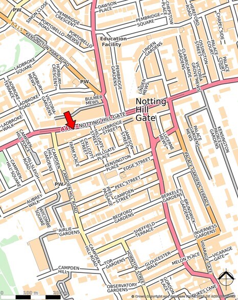 135 Notting Hill Gate, Londres à louer - Photo du bâtiment - Image 2 de 2