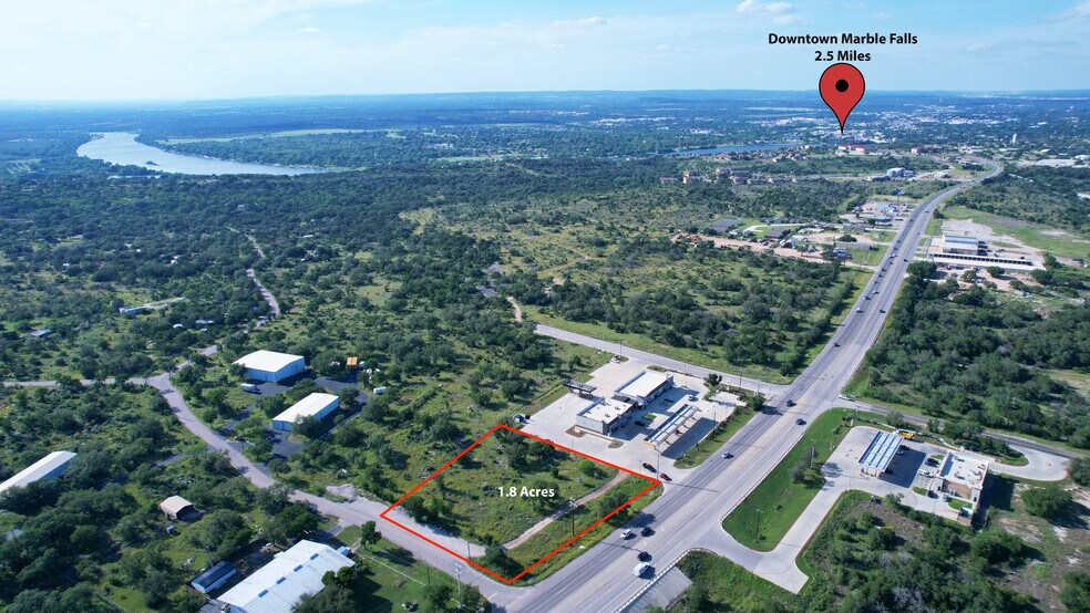 1840 N US Highway 281, Marble Falls, TX à vendre - Aérien - Image 3 de 3