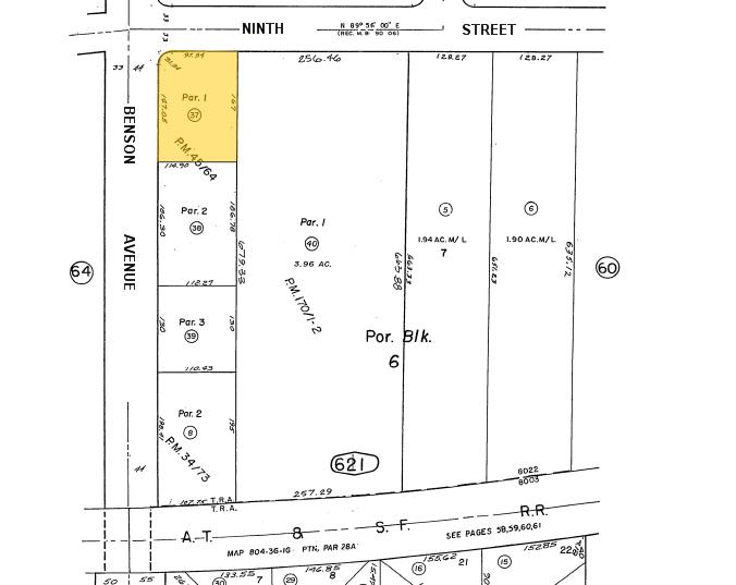 180 N Benson Ave, Upland, CA à louer - Plan cadastral - Image 3 de 10