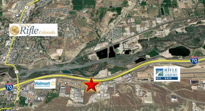 1944 Airport Rd, Rifle, CO - AERIAL  map view