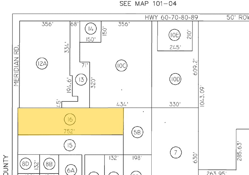 S/SEC Apache Trl & Meridian Rd, Apache Junction, AZ for sale - Plat Map - Image 2 of 2