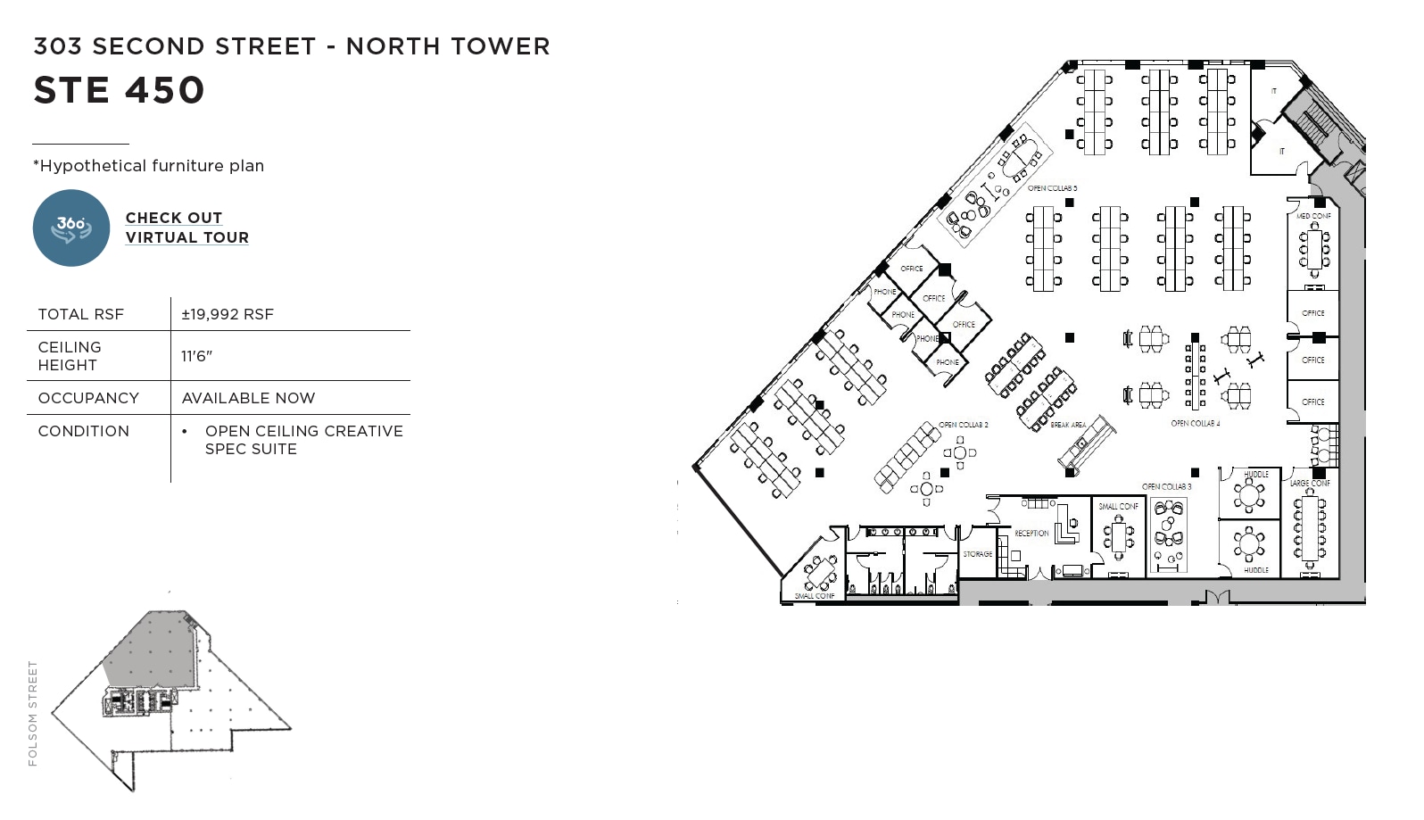 303 2nd St, San Francisco, CA for lease Floor Plan- Image 1 of 1