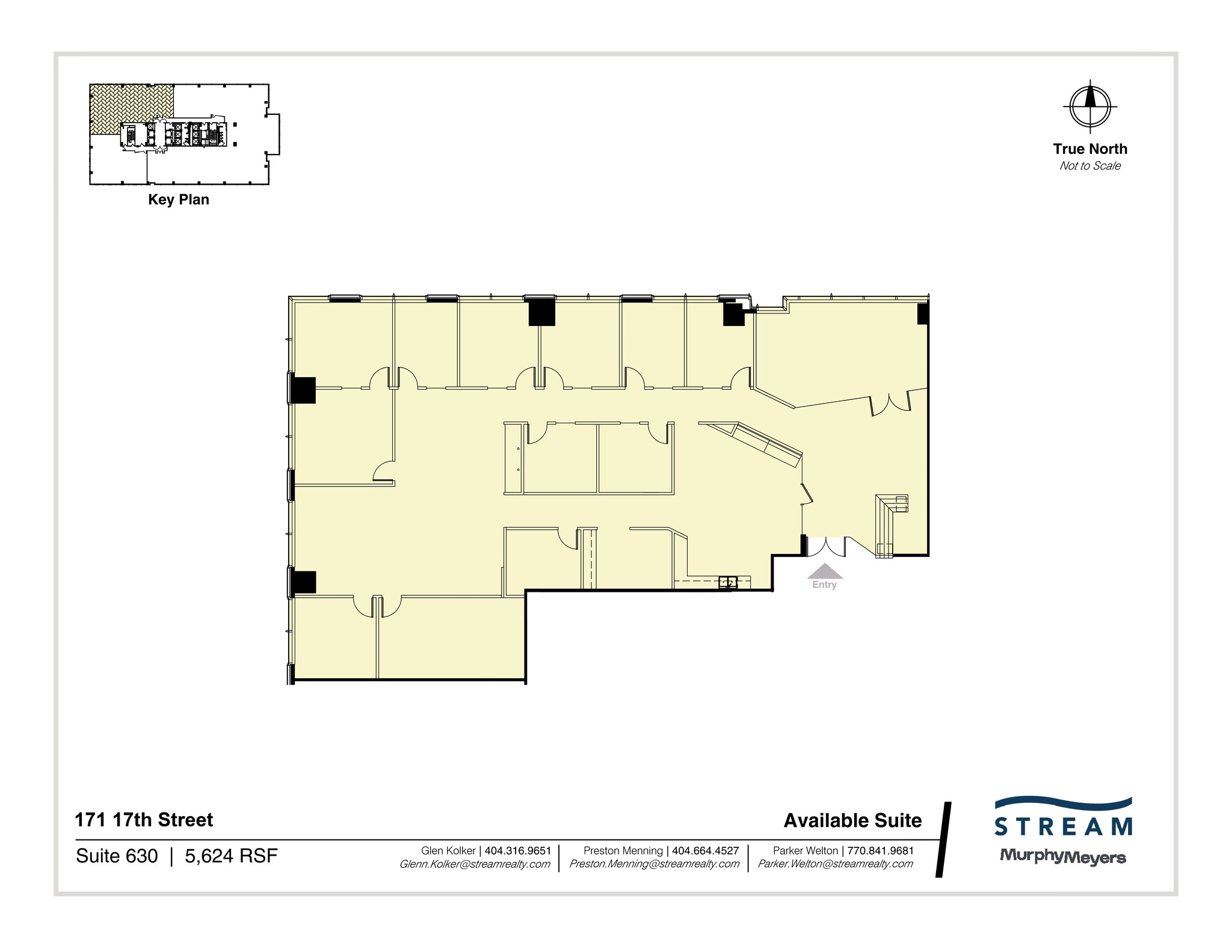 171 17th St NW, Atlanta, GA à louer Plan de site- Image 1 de 1