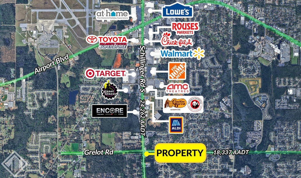 1401 Schillinger Rd, Mobile, AL à vendre - Photo du bâtiment - Image 2 de 10