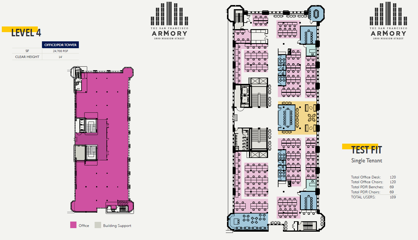 1800 Mission St, San Francisco, CA à louer Plan d’étage- Image 1 de 1