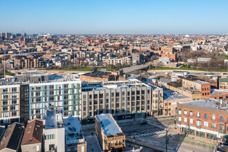 830 N Milwaukee Ave, Chicago, IL - AÉRIEN  Vue de la carte