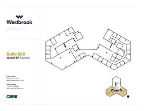 1 Westbrook Corporate Ctr, Westchester, IL for lease Floor Plan- Image 1 of 1