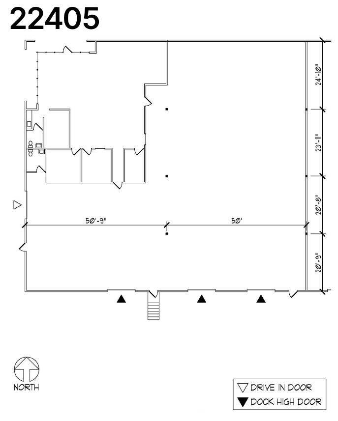 22441-22477 72nd Ave S, Kent, WA for lease Floor Plan- Image 1 of 3
