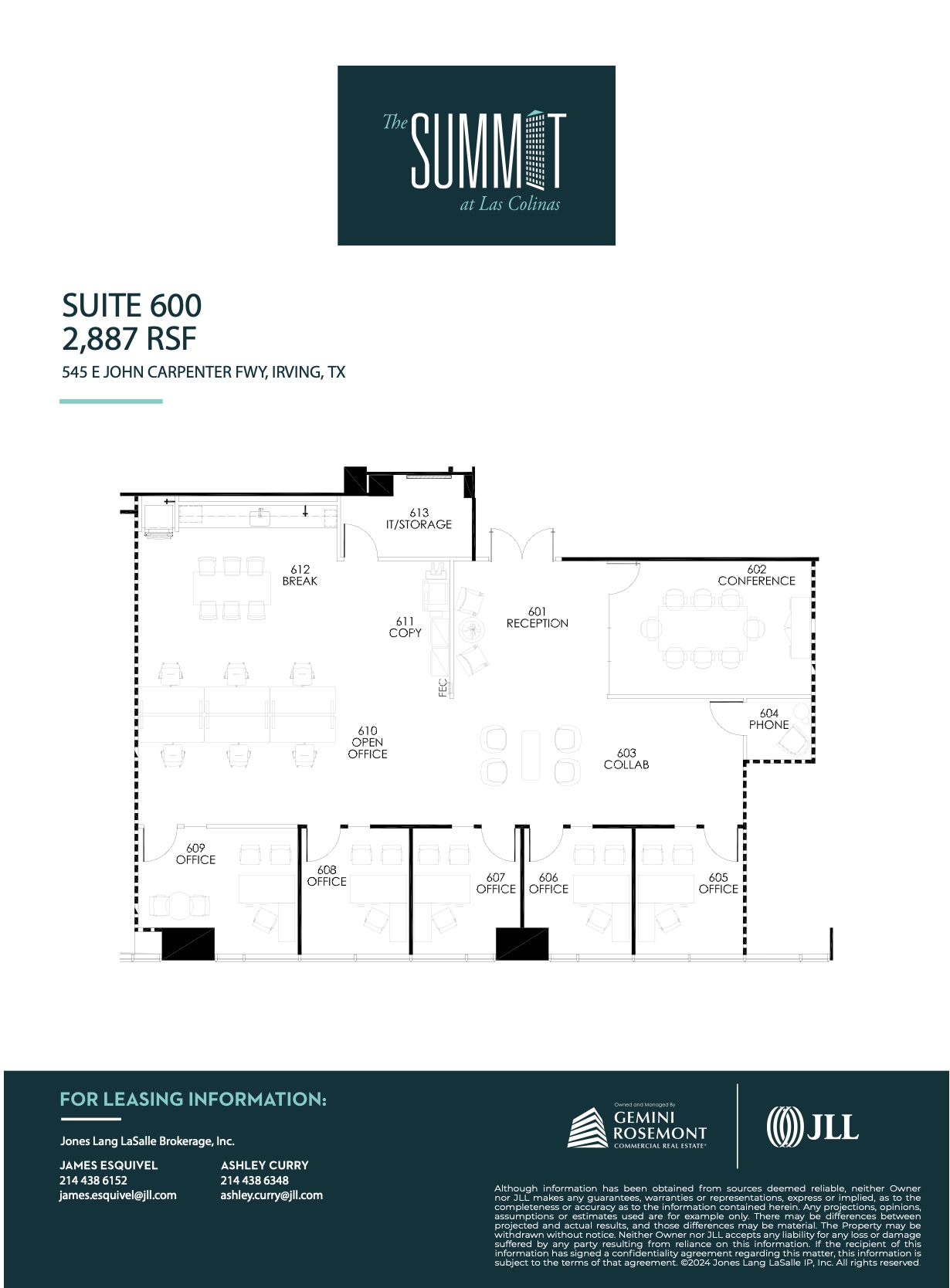 545 E John Carpenter Fwy, Irving, TX for lease Floor Plan- Image 1 of 1
