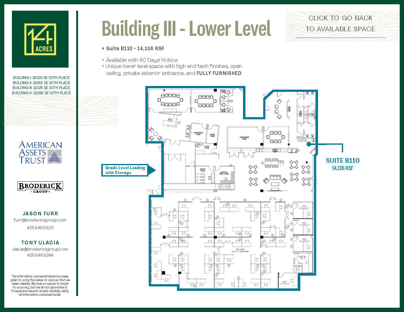 15325 SE 30th Pl, Bellevue, WA for lease Floor Plan- Image 1 of 1