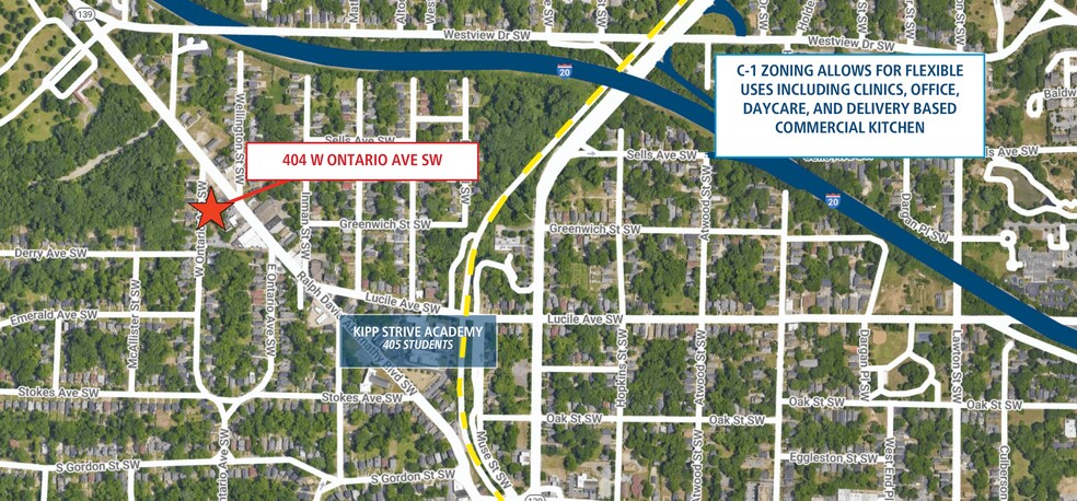 404 Ontario, Atlanta, GA à vendre - Aérien - Image 1 de 1