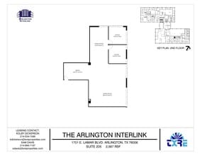 1701 E Lamar Blvd, Arlington, TX for lease Floor Plan- Image 1 of 1